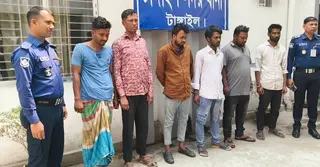 টাঙ্গাইলে ডাকাতিসহ বিভিন্ন মামলায় গ্রেপ্তার ৯